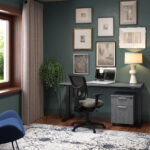 desk and chair for office